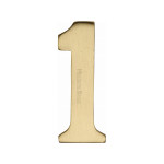 M Marcus Heritage Brass Numeral 1 - 51mm Self Adhesive